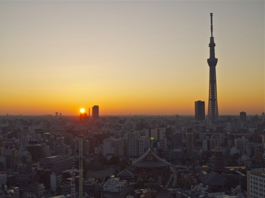 Tokyo Sky Tree from Asakusa, copyright PD Smith