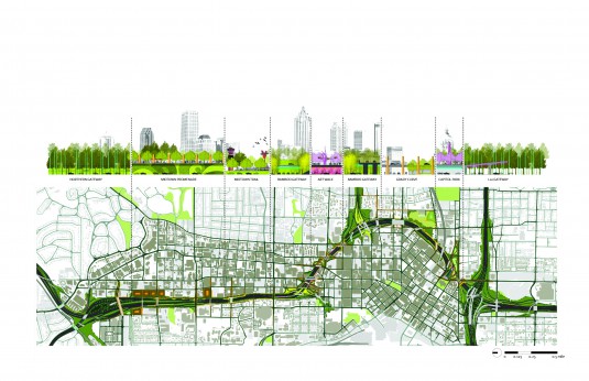 Atlanta Connector plan - sections 1